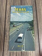 Vintage 1977 -1978 Texas Official Highway Travel Map Souvenir  picture