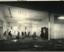1979 Press Photo Workers during renovation of United States Custom House picture