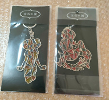 Houseki no Kuni Land of the Lustrous Diamond Cinnabar Stained Glass Key Ring Set picture