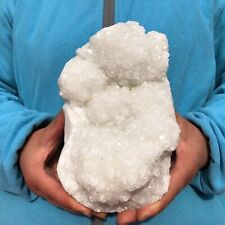 4.48 LB Natural White Calcite Quartz Crystal Cluster Mineral Specimen Healing picture