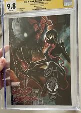 King in Black Gwenom vs Carnage 1 CGC 9.8 Bird City Variant A Signed & Sketched picture