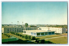 c1950's Men's and Ladies Residences Brandon College Manitoba Canada Postcard picture