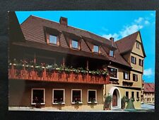 Bietigheim-Bissingen Cafe, Weinstube, Burghof Germany Color Postcard 1980s picture
