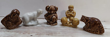 Wade of England Whimsies ~ Red Rose Tea ~ Porcelain Mini Figures ~ Lot of  5 picture