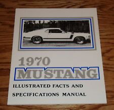 1970 Ford Mustang Illustrated Facts & Specifications Manual 70 picture