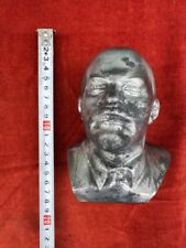 Bust Lenin USSR Revolution RARE Hasanova Aluminium vintage Bust Comunists picture