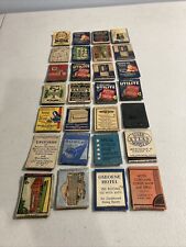 Lot Of 28 Vintage 1920s 30s 40s Etc Various Advertising Matchbooks Frisco Lines picture