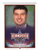 TOM BARRETT DECISION 2022 ELECTION DAY 2 GREEN PARALLEL 70 SER# 2/2 picture