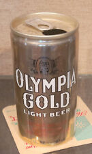 1979 7 OUNCE  OLYMPIA GOLD ALUMINUM STAY TAB BEER CAN 2 CITY WASHINGTON EMPTY picture