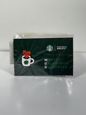 Sealed Starbucks Partner Barista Enamel Heart MUG Award Pin W/ Presentation Card picture