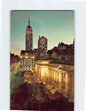 Postcard A Dramatic view of The New York Public Library New York City NY USA picture