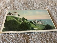 Vintage 1913 Old Block House & Mission Point Postcard, Mackinac Island, Mich. picture