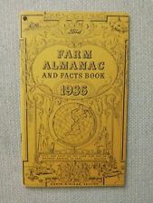 FORD FARM ALMANAC & Facts Book 1936 North Midland Edition Ford Dealer Promo  picture