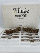 Department 56 Village Stone Wall 11 Pieces Christmas Village picture