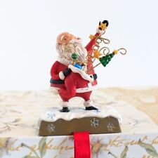 2008 Hallmark Magic Santa Christmas  Stocking Holder Hanger Cottagecore picture