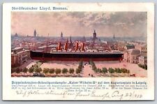 Ship~SS Kaiser-Wilhelm II~Passenger Ship~Norddeutscher-Lloyd~Bremen~c1910 picture
