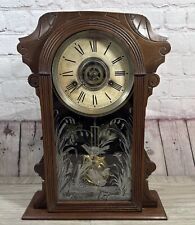 Antique Mantle Clock 1890’s Birds And Flowers picture