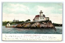 Postcard Pomham Light, Providence RI glitter 1906 I51 picture