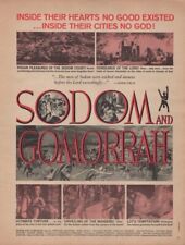 Sodom and Gomorrah - Movie Television Poster - 1963 Vintage Print Ad picture