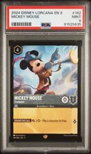 2024 Disney Lorcana EN 3 Mickey Mouse #182 Trumpeter PSA 9 Mint picture
