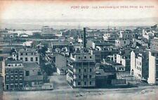 ANTIQUE Pre WWI Eqypt Port Said Vue Panoramique Prise de Phare POSTCARD - UNUSED picture