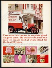 1964 Disneyland 8 photo Carnation Milk Ice Cream truck vintage print ad picture