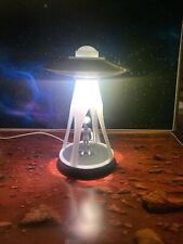 UFO Desk Lamp,Alien Desk Lamp,Space Ship Lamp,Alien Lamp,X Files,with Grey Alien picture