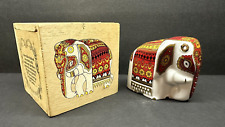 Vintage 1999 Mlesna Elephant Tea Noritake Lanka Porcelain In Original Box picture