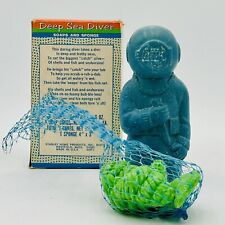 Vintage Avon Deep Sea Diver Soap And Net Of Soap Fish picture