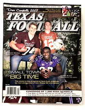 Dave Campbells 2007 TEXAS FOOTBALL Small Town to Big Time Texas A&M-UT-TCU picture