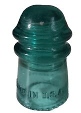 Aqua Blue Vintage Antique Glass Insulator Hemmingway Small Excellent Condition  picture