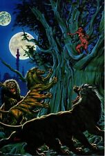Joe Jusko's Edgar Rice Burroughs Series 1 Colossal Card #21  Treed by Banths picture
