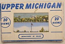 Upper Michigan Mini Views 18  Vintage Miniature Postcards Painted. Rare  picture