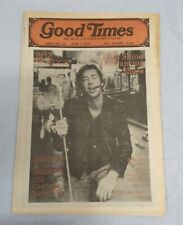 GOOD TIMES LI, NY MUSIC MAGAZINE June 1976 Newspaper Boz Scaggs Cover Vtg HTF picture