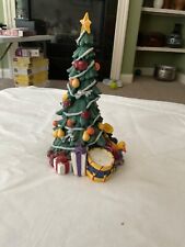 VINTAGE DEPT 56 CHRISTMAS TREE Decorated With Fruits Gifts Toys picture