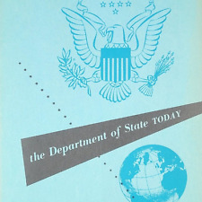 1951 The Department of State Today Booklet How Dept Works Vintage Original Rare picture