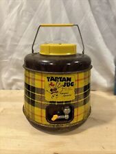 Vintage Tartan Jug Thermos Fiberglass Insulated Cooler picture