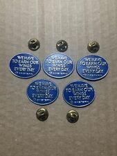 5 Vintage Eastern Airlines We Have To Earn Our Wings Every Day Pinback Pin 1.25