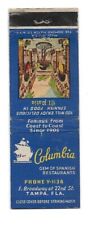 Matchbook Cover - Columbia Spanish Restaurant Tampa FL picture