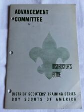 1965 Advancement Committee Instructor's Series Pamphlet District Scout BSA #4157 picture