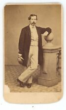 Antique CDV c1870s Turner Handsome Dashing Man with Mustache Philadelphia, PA picture