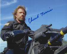 Chuck Norris signed 10x8 in Blue XXXX picture