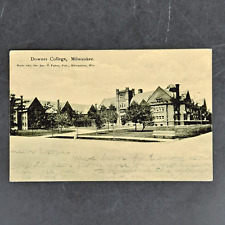 ANTIQUE 1906 LITHO POST CARD DOWNER COLLEGE MILWAUKEE, WI UDB POSTCARD - POSTED picture