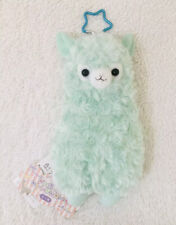 Amuse Japan Green Alpacasso Big Pouch Soft Fabric 9” Kawaii Alpaca Collectible picture