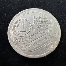 Vintage Golden Nugget Casino Las Vegas Nevada One Dollar Gaming Token 1950’s picture