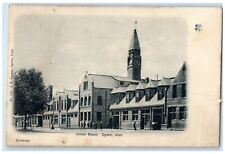 c1905 Union Depot Exterior Building Street Ogden Utah Vintage Antique Postcard picture