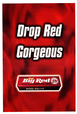 Red Gum Postcard Drop Red Gorgeous 2000 advertising picture