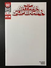 BATMAN/SUPERMAN #1 *NM OR BETTER*  (DC, 2019)  BLANK SKETCH VARIANT COVER picture