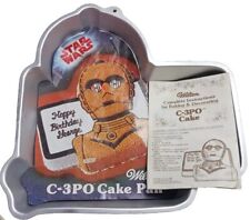 Vintage 1983 Star Wars C-3PO Wilton Cake Pan #502-2197 Very Nice Manual Included picture