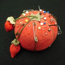 Sewing Tomato Red Pin Cushion 3